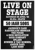 Concert > 50 Jaar soos: Live on stage